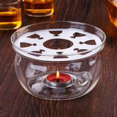 耐热玻璃保温底座蜡烛烛台暖茶器圆形恒温器茶具配件暖茶器温茶器