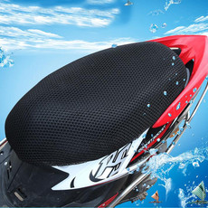 3D蜂窝电动车坐垫套夏季通用坐垫透气电动车踏板车摩托车坐垫套防晒防水座套