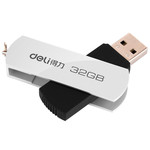 得力/DELI  3753 U盘32G优盘金属外壳闪存卡 USB2.0存储盘