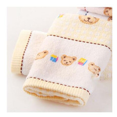 金号 T1053毛巾 提缎小熊可爱童巾 儿童面巾宝宝小毛巾 一条装