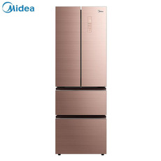 美的/MIDEA BCD-325WTGPM(Q)家用多开门冰箱多门风冷无霜智能节能 安第斯玫瑰金