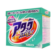 花王/KAO 洗衣粉1KG 增白 去渍 去污 清新花香 日本原装进口