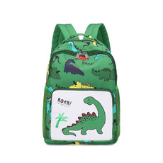 verhouse 幼儿园书包新款卡通恐龙印花双肩包轻便防水男女童背包