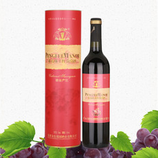 蓬斐庄园(PENGFEI MANOR) 红酒赤霞珠干红葡萄酒红色圆桶装